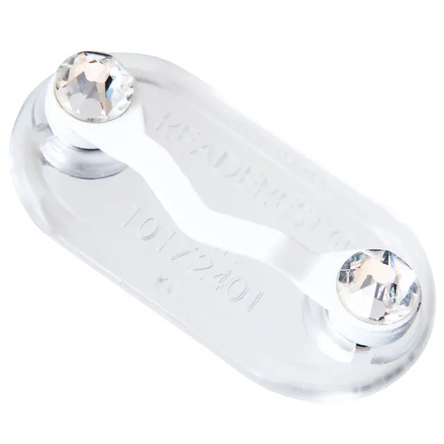 Readerest White Crystals suport ochelari magnetic alb