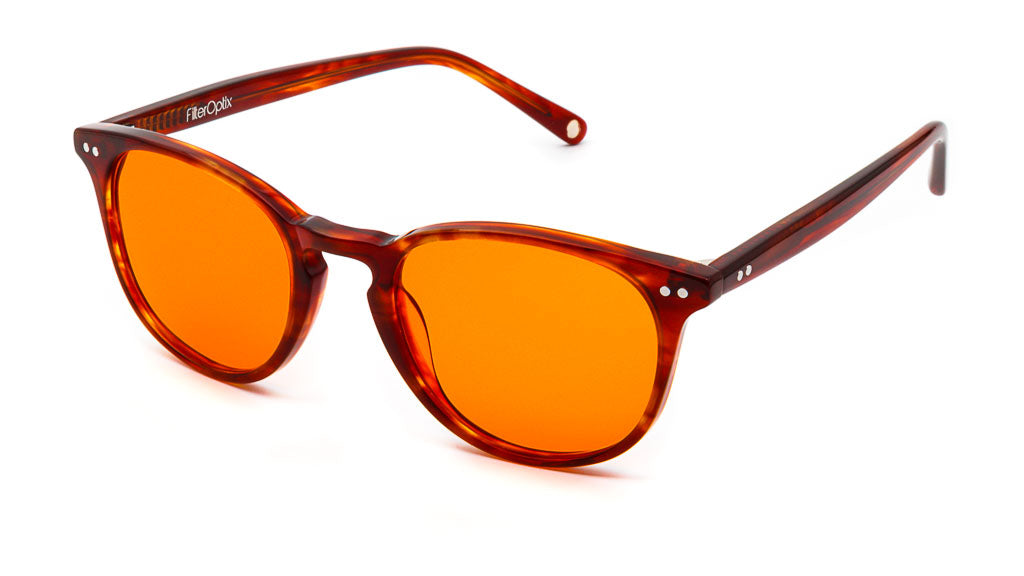 FilterOptix Ventus ochelari lumina albastra saffron lentile portocalii