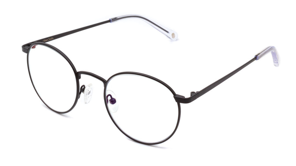 FilterOptix Mesi ochelari blue light Black metal