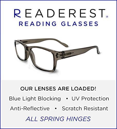 Readerest Urban Smoke ochelari de citit antireflex gri