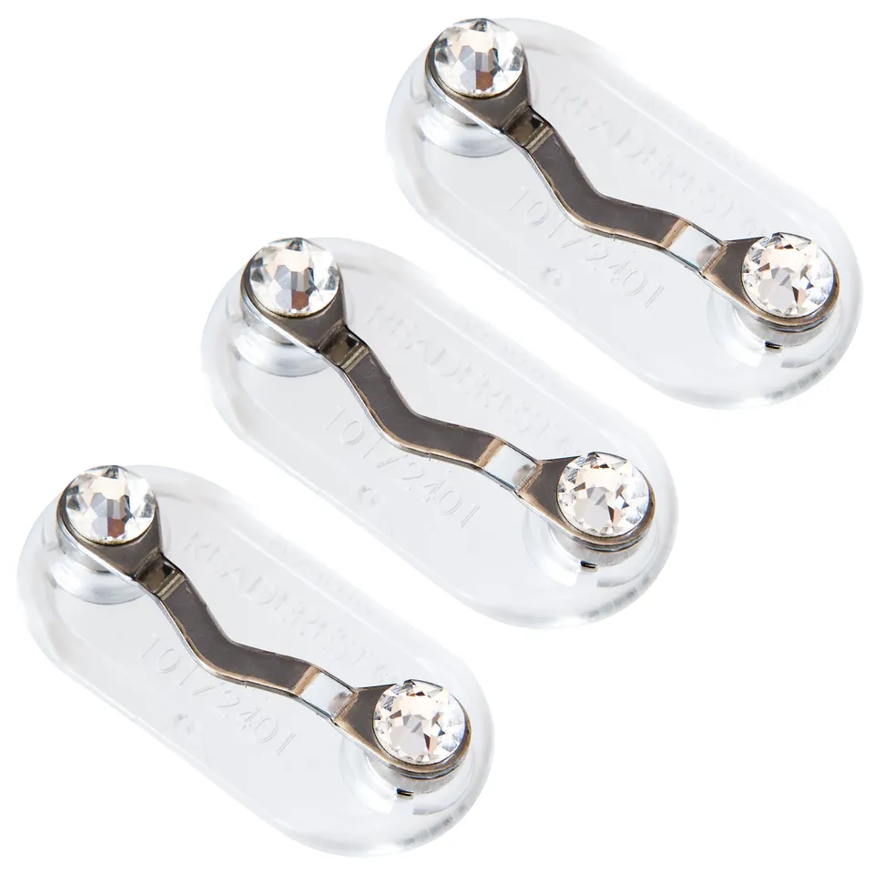 Readerest Crystals suport magnetic ochelari set 3 buc cu cristale