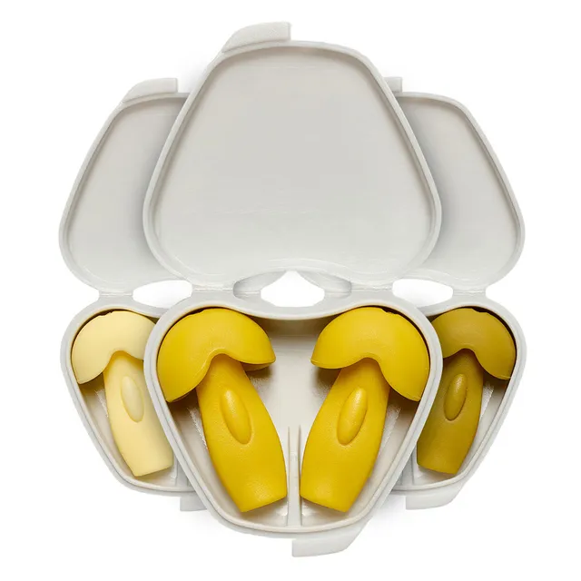 Happy Ears Yellow dopuri urechi set 3 perechi galben 25 dB