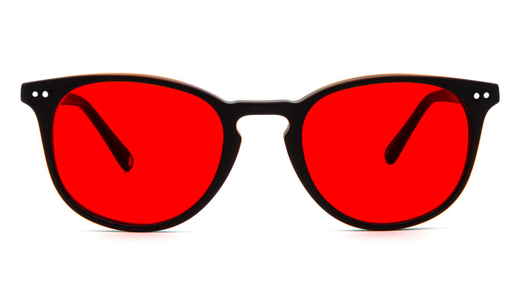 FilterOptix Ventus ochelari lumina albastra saffron lentile rosii