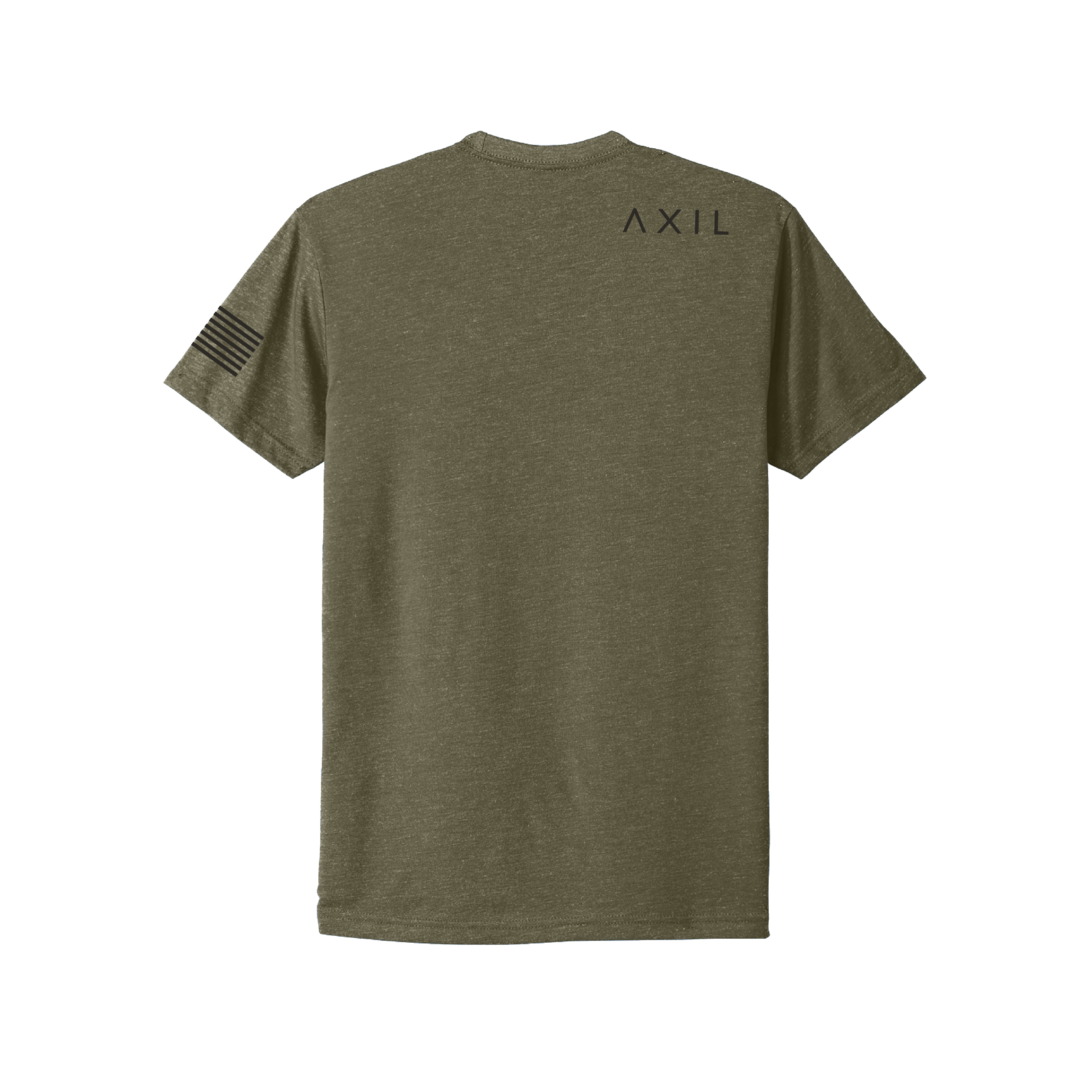 Axil Logo tricou negru XL bumbac pieptanat