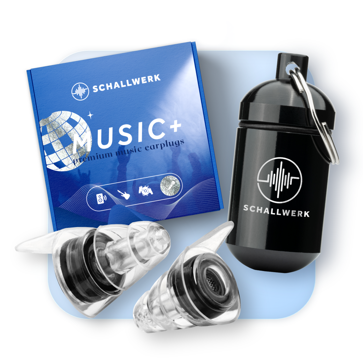 Schallwerk Music+ dopuri concert transparente filtru 18 dB