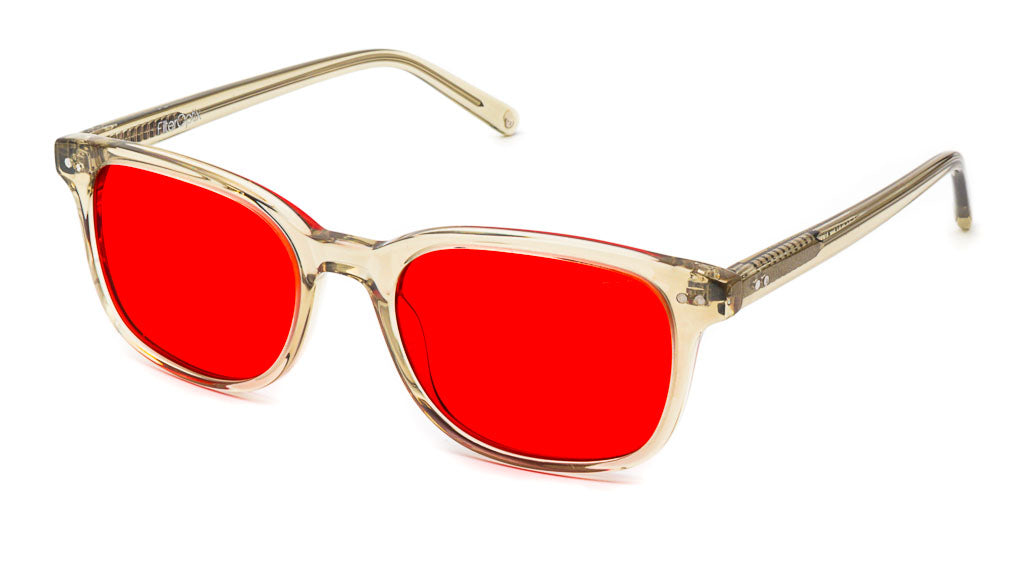 FilterOptix Cedar ochelari lumina albastra Olive lentile rosii noapte