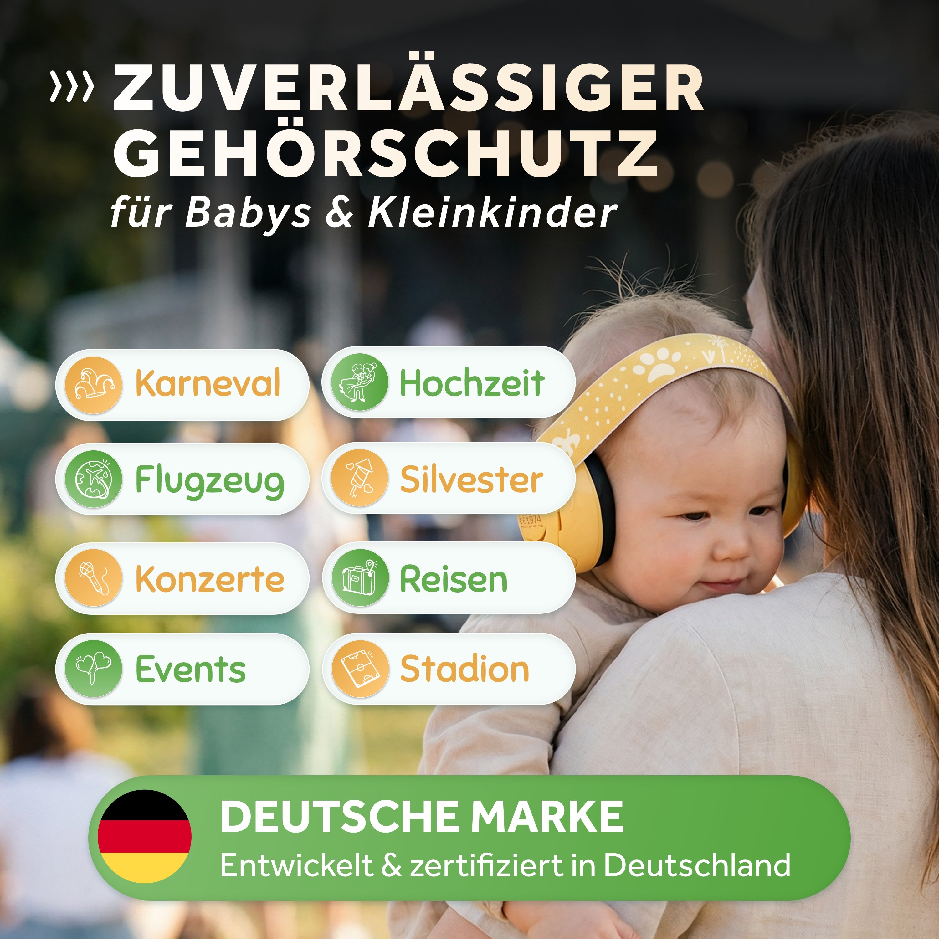 Schallwerk Mini+ M6 antifoane bebelusi Koala Peach SNR 24dB