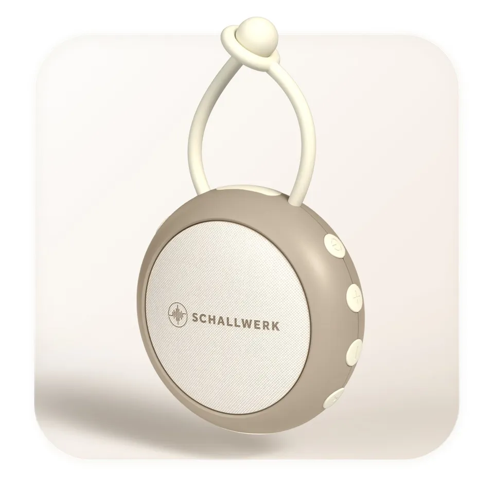 Schallwerk Calm+ go aparat zgomot alb bebelusi Stone Grey 12 sunete