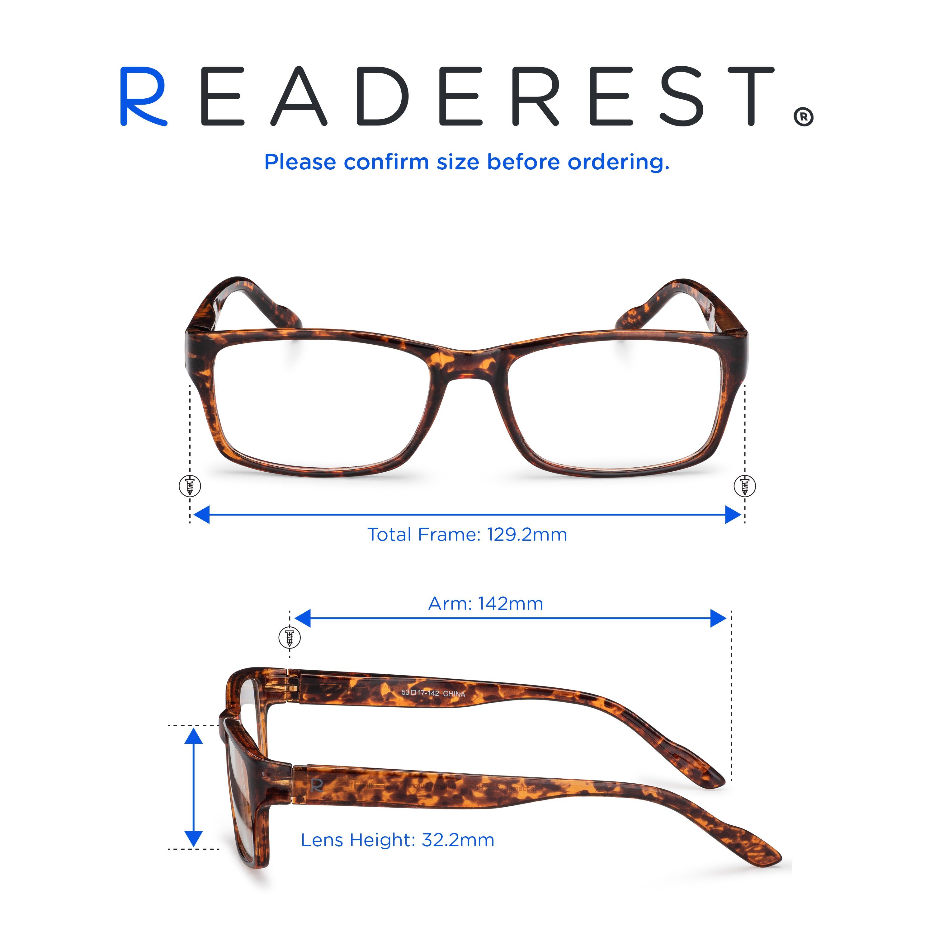 Readerest Autumn Aurora ochelari citit filtru albastru