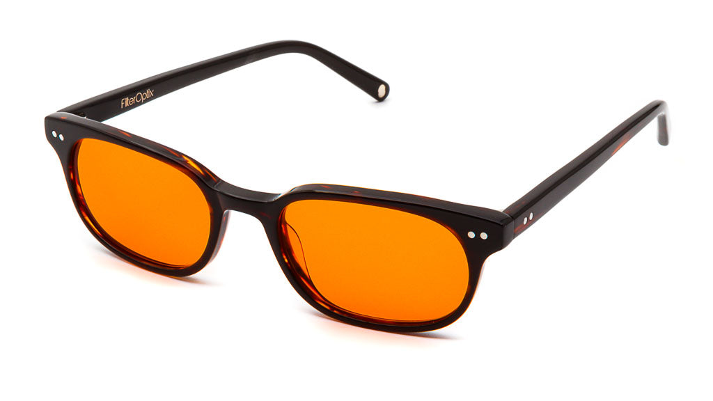 FilterOptix Sage ochelari lumina albastra portocalii seara