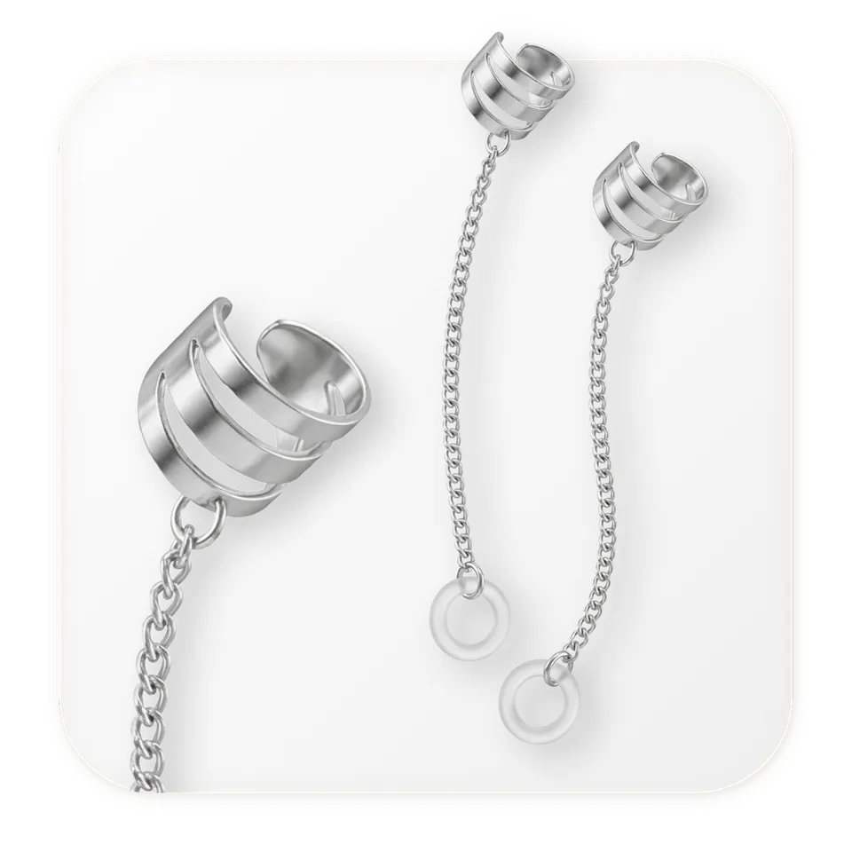Schallwerk Connect+ Ear Cuff E2 clip dopuri urechi flexibil