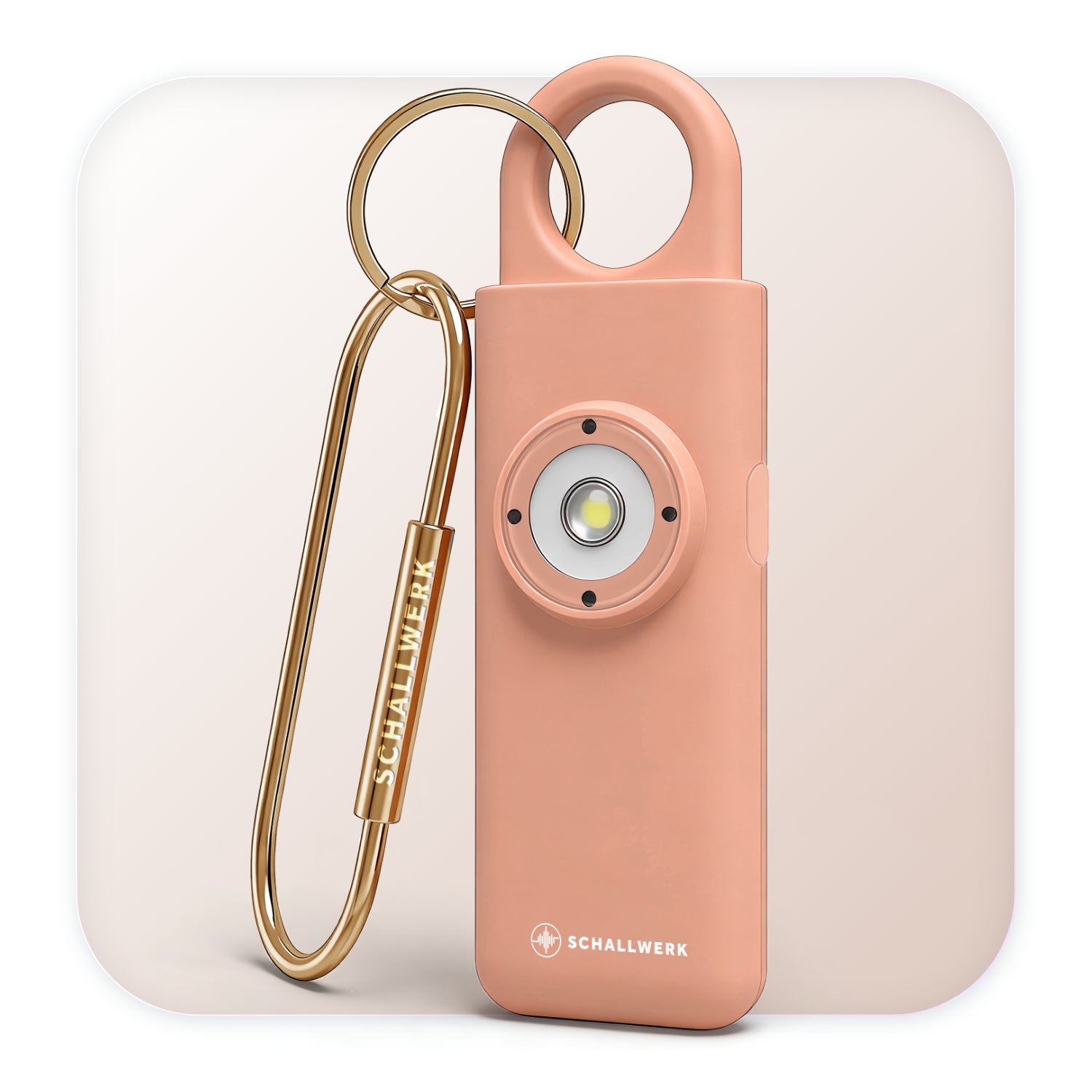 Schallwerk Women+ Safety+ set dopuri alarma roz