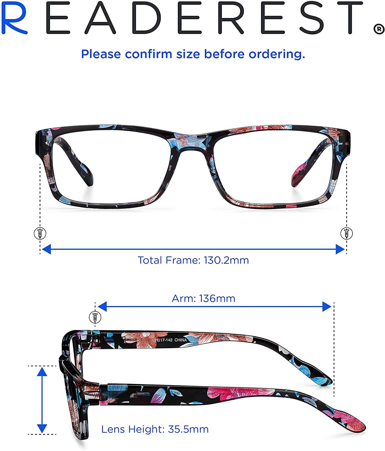 Readerest Floral Bouquet ochelari de citit rama B florala