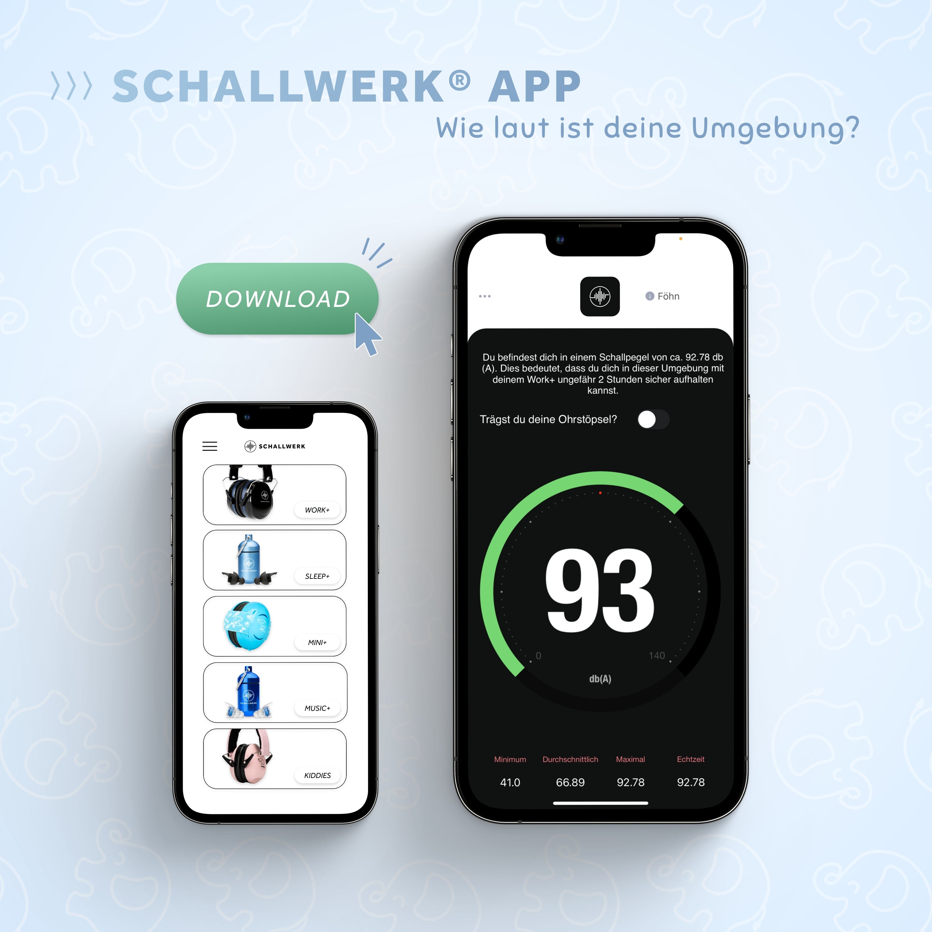Schallwerk Kids+ dopuri urechi copii SNR 29dB 4 marimi
