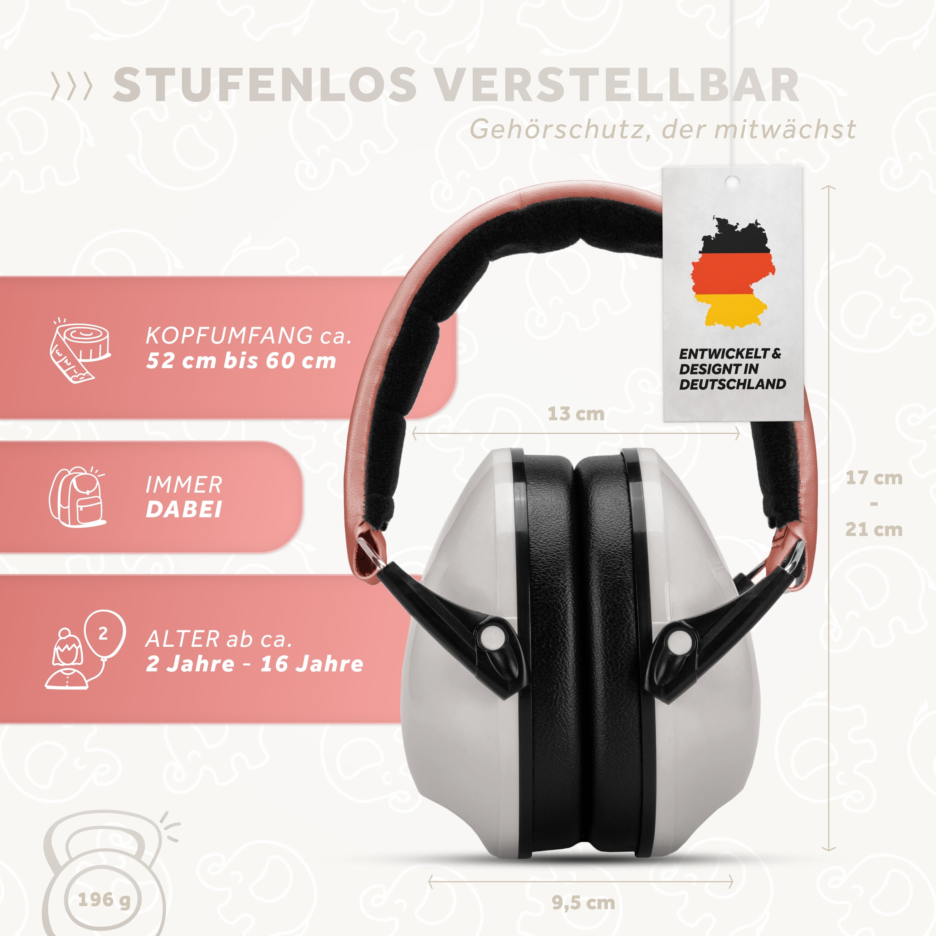 Schallwerk Kiddies K11 casti antifonice copii Rocket Berry SNR 28dB