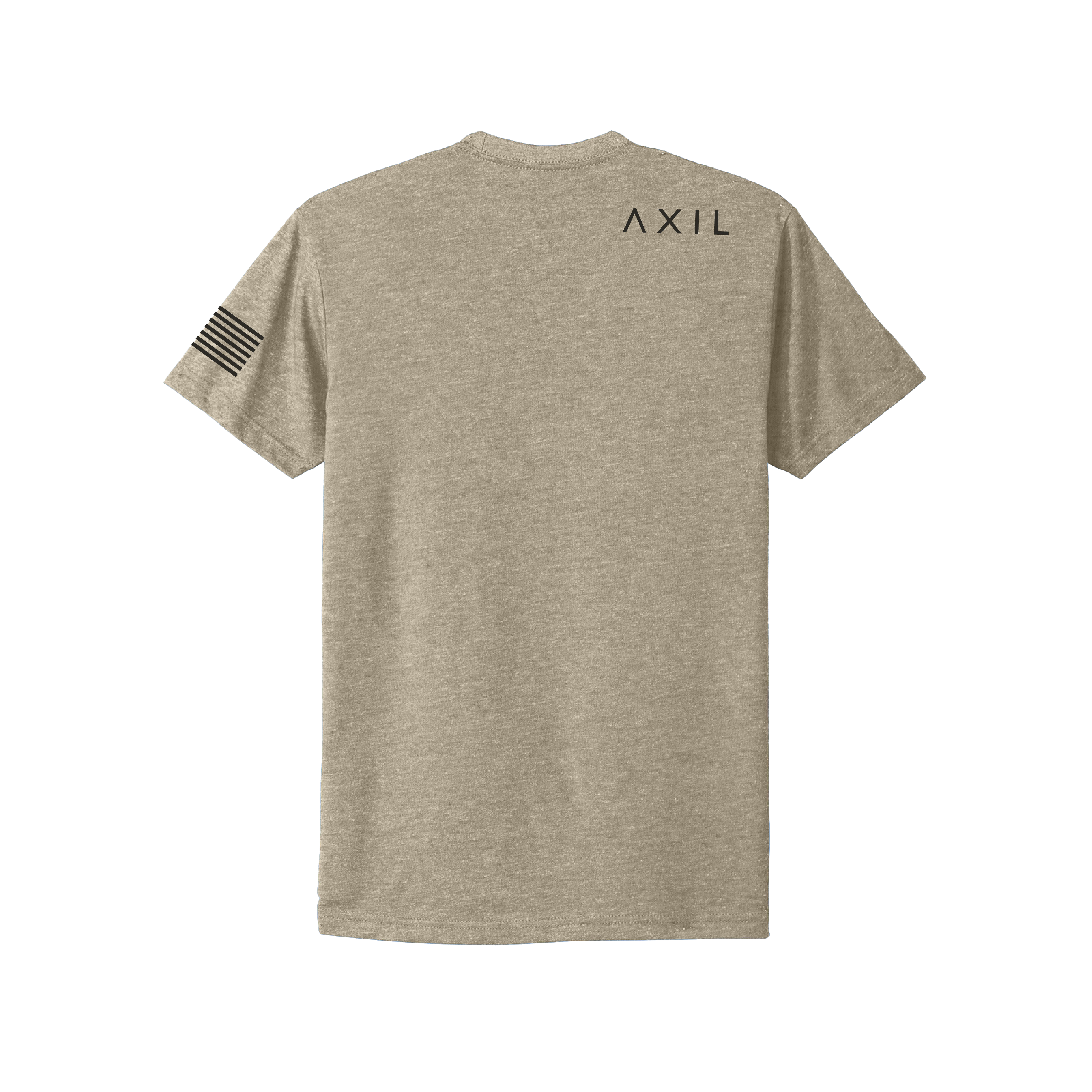 Axil Logo tricou negru XL bumbac pieptanat