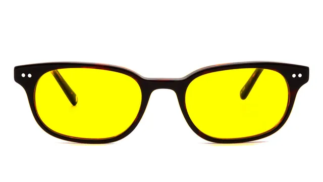 FilterOptix Sage ochelari lumina albastra Cocoa lentile galbene zi