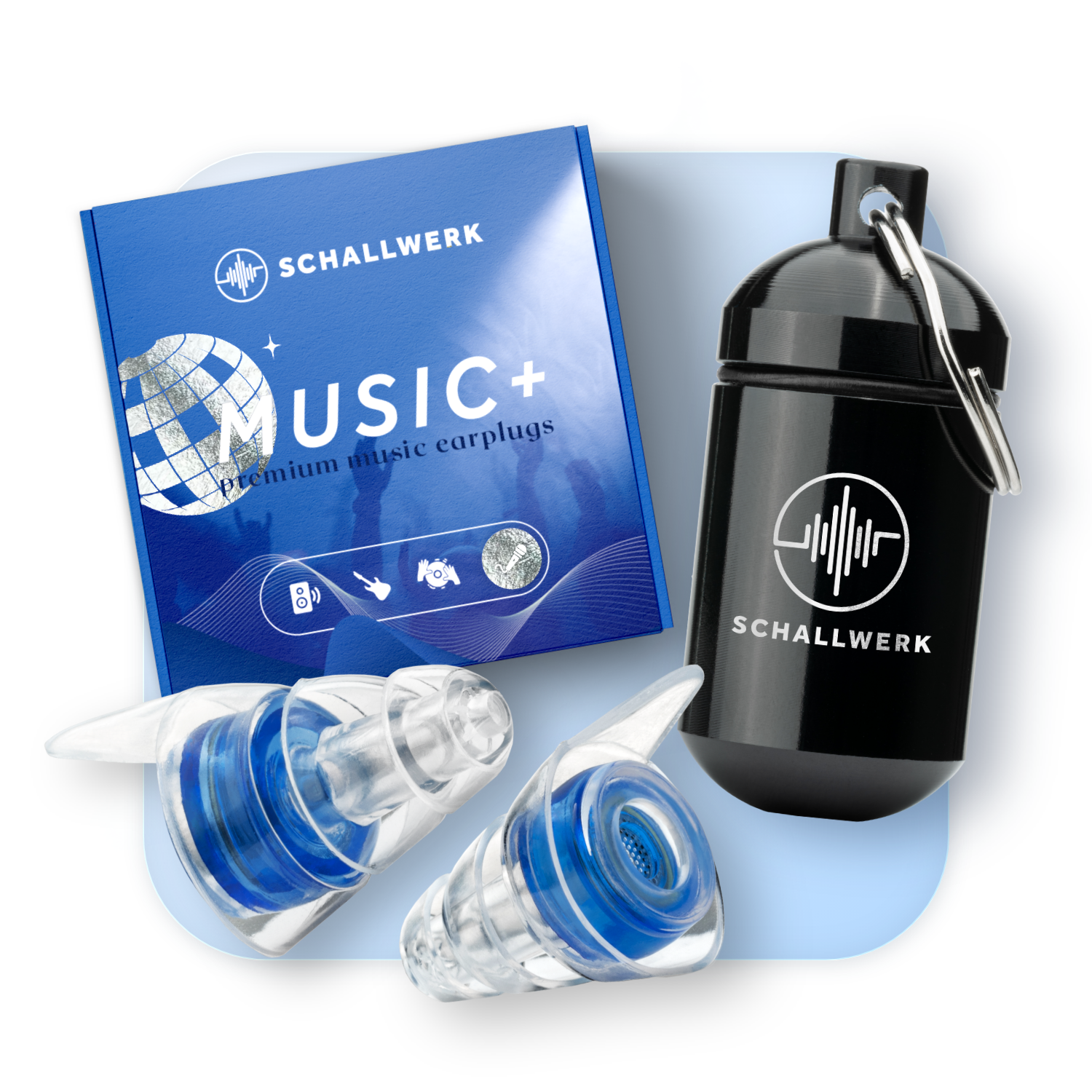 Schallwerk Music+ dopuri concert transparente filtru 18 dB