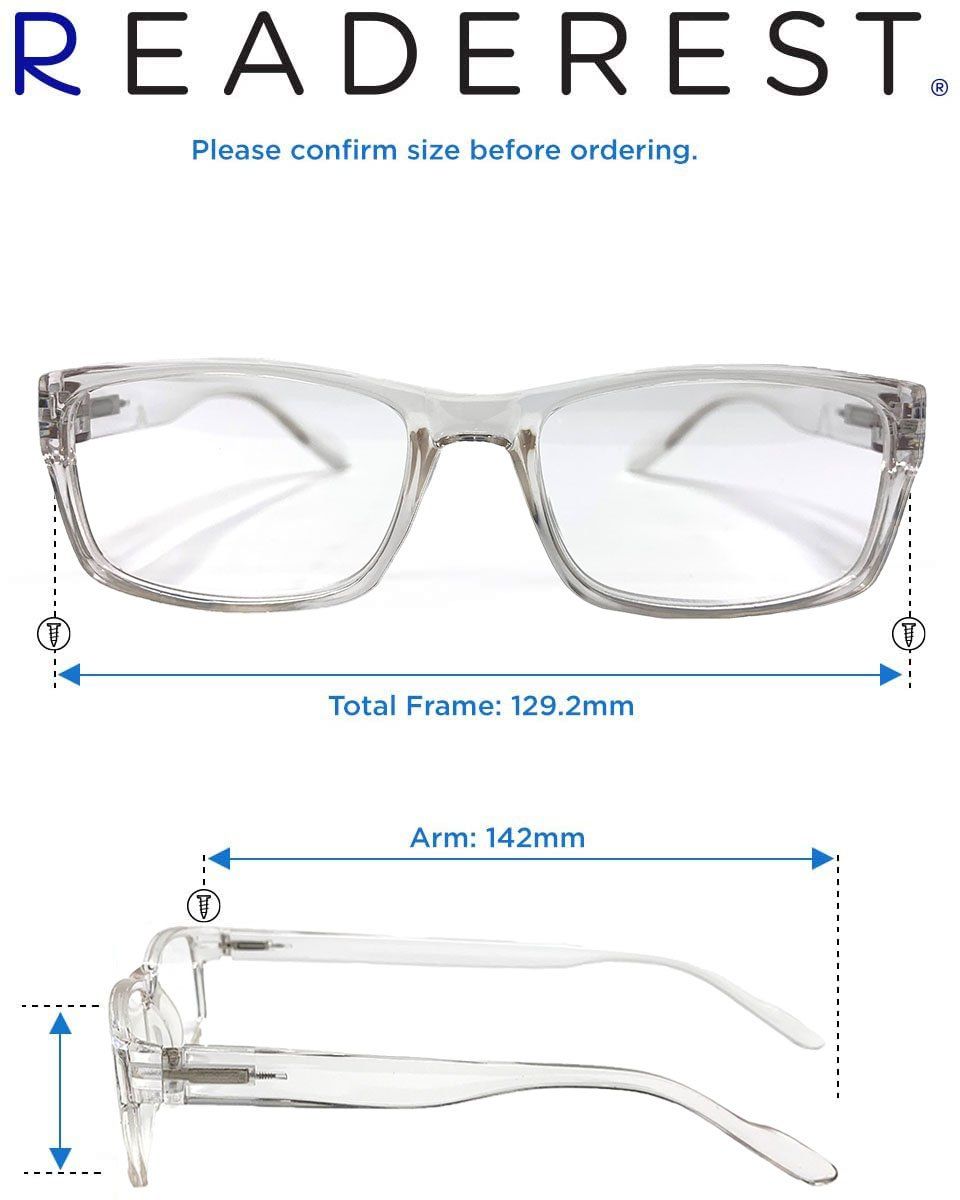 Readerest Crystal Cove ochelari citit cu filtru albastru