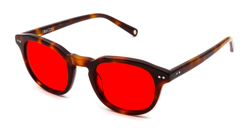 FilterOptix Acero ochelari lumina albastra Mist lentile rosii noapte