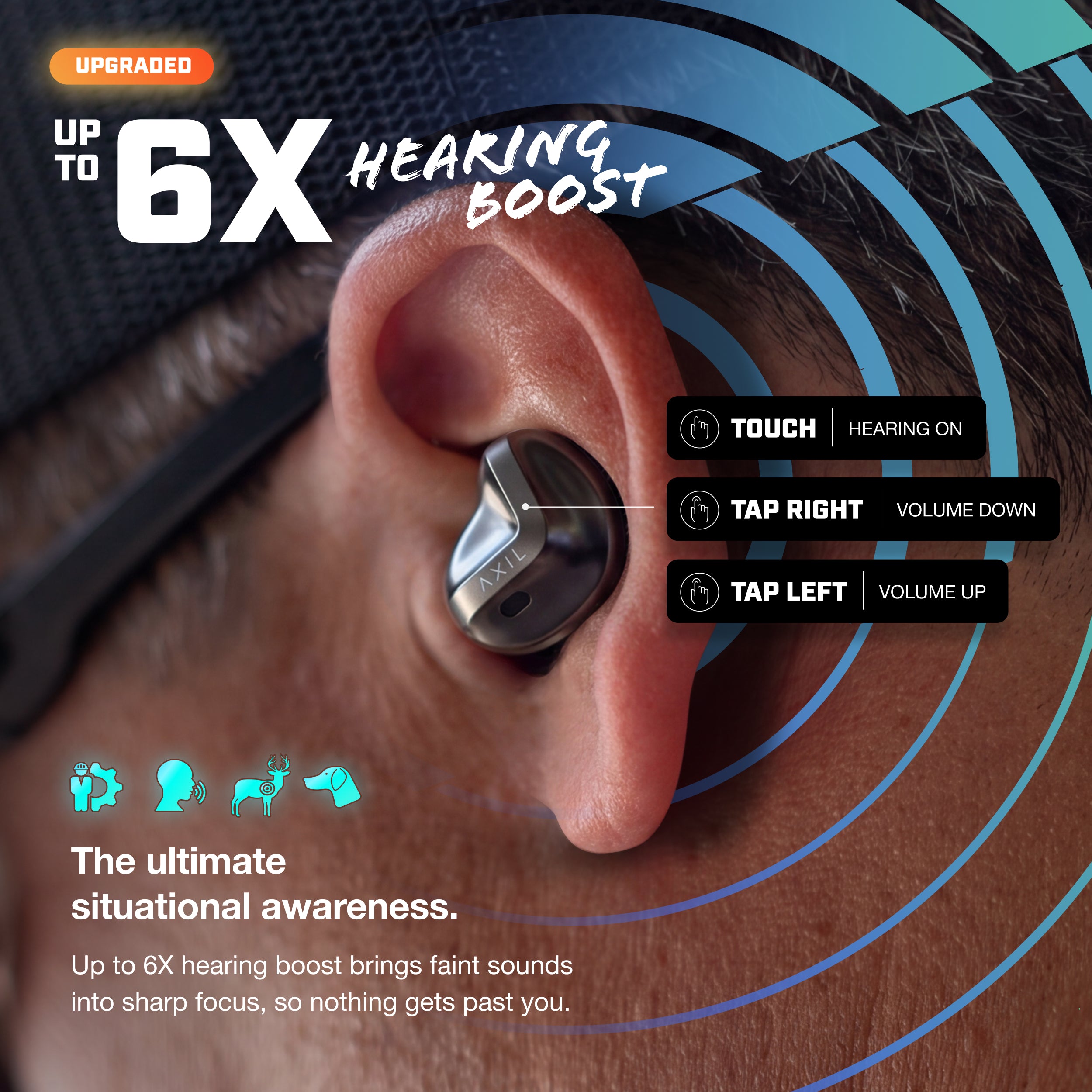 Axil XCOR Pro II dopuri antifonice cu bluetooth