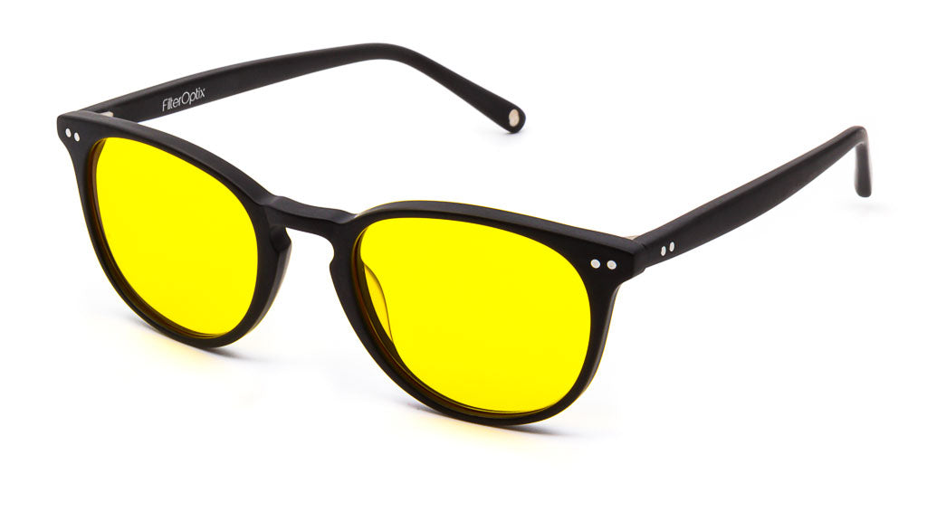 FilterOptix Ventus ochelari lumina albastra Saffron lentile galbene zi