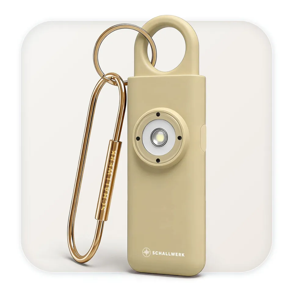 Schallwerk Safety+ alarma personala breloc bej 130 dB