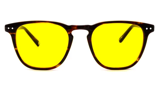 FilterOptix Yama ochelari lumina albastra Cinnamon lentile galbene zi