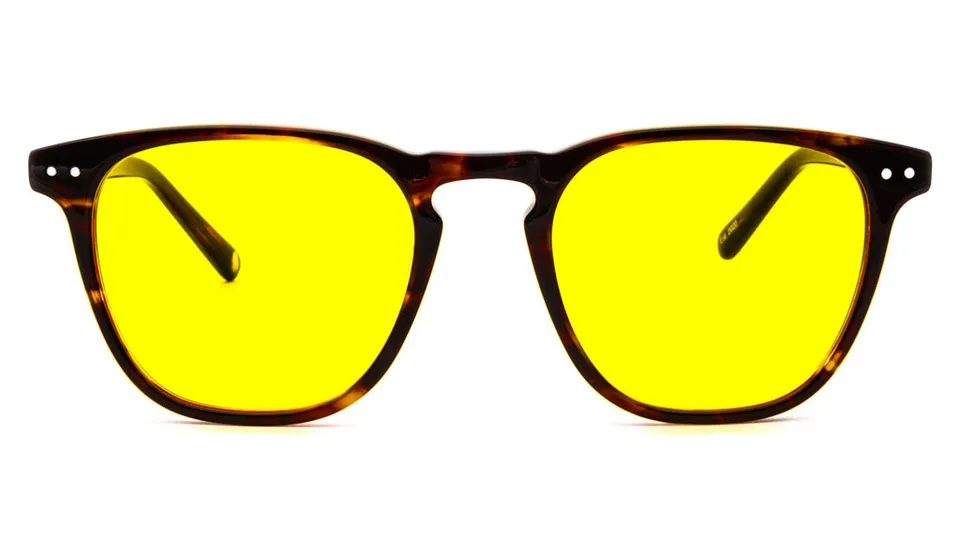 FilterOptix Yama ochelari lumina albastra Cinnamon lentile galbene zi