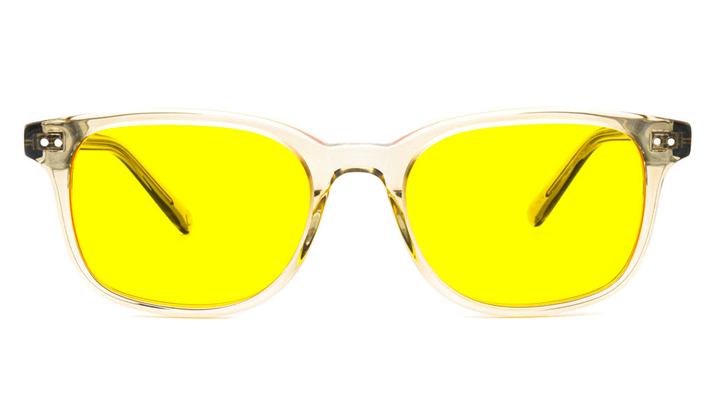 FilterOptix Cedar ochelari lumina albastra Olive lentile galbene zi