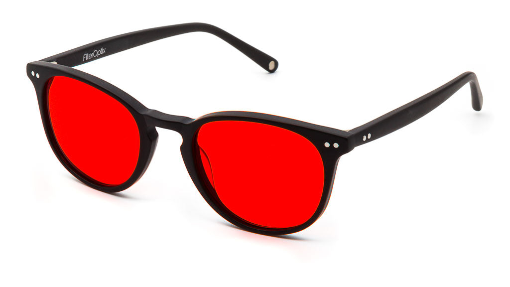 FilterOptix Ventus ochelari lumina albastra saffron lentile rosii