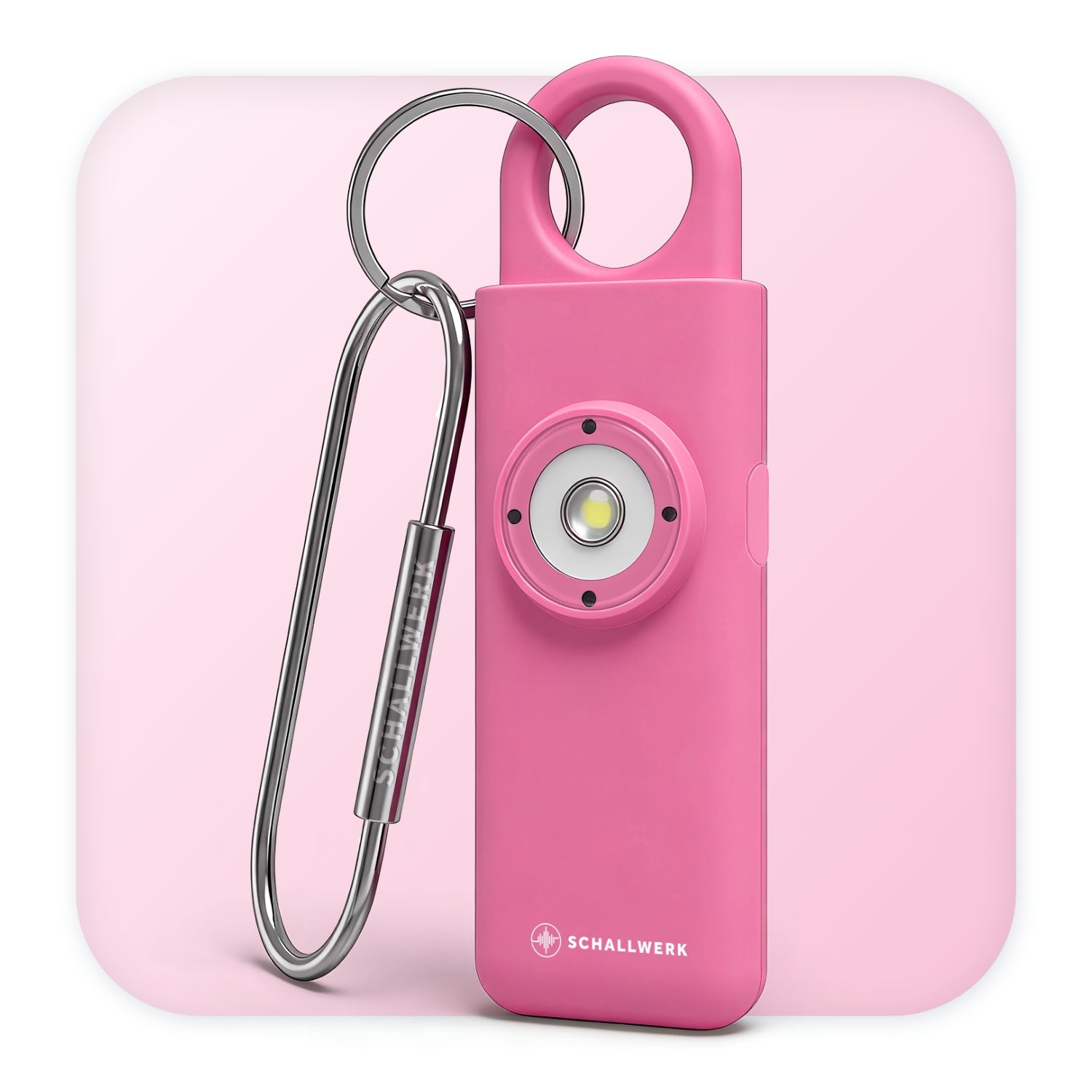 Schallwerk Women+ Safety+ set dopuri alarma roz