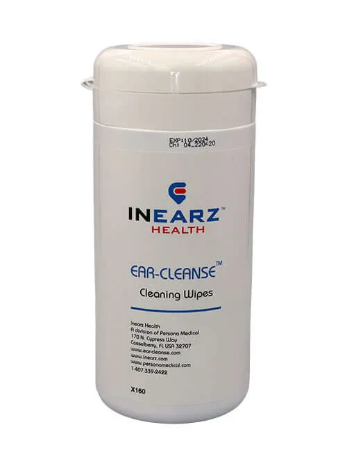 EarCleanse șervețele dopuri urechi antibacteriene 160 bucăți