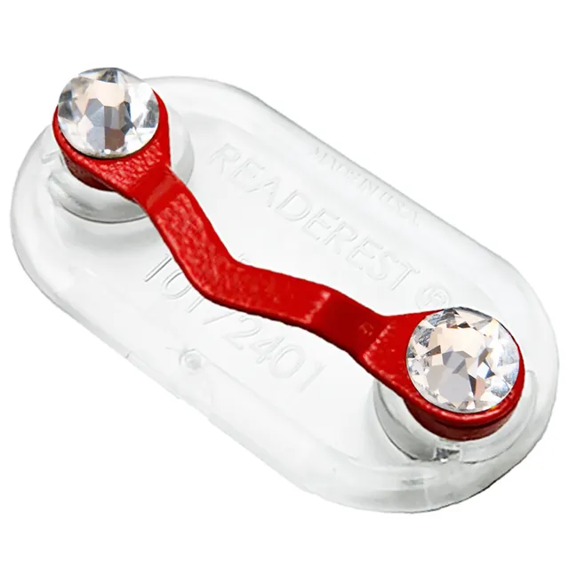 Readerest Red Crystals suport ochelari roșu